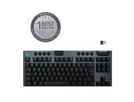 Клавиатури Logitech G915 TKL LIGHTSPEED Carbon, GL Clicky, Black 