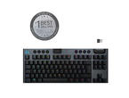 Клавиатури Logitech G915 TKL LIGHTSPEED Carbon, GL Clicky, Black 