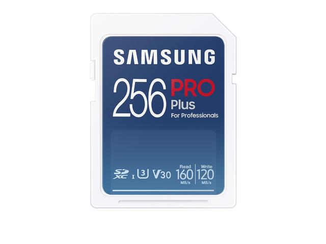 Карти памет Samsung 256GB SD Card PRO Plus