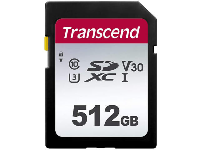 Карти памет 512GB Transcend 300S SDXC UHS-I U3 V30