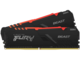 Оперативна памет 16GB (2x8GB) DDR4 3200 MT/s Kingston FURY BEAST RGB Black