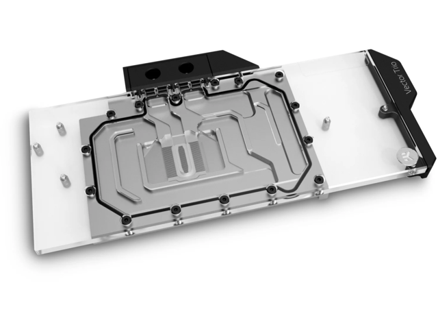 GPU блокове EK-Quantum Vector Trio RTX 3080/3090 D-RGB - Nickel + Plexi