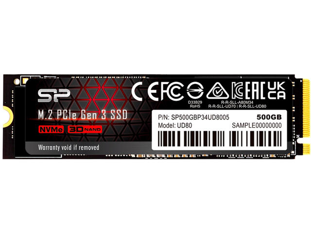 SSD 500GB Silicon Power UD80 M.2 NVMe