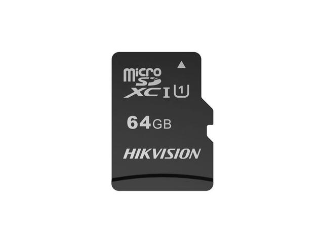 Карти памет 64GB HIkVision microSDXC, Class 10, с адаптер