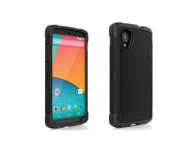 Калъфи AGF Ballistic SG - най-висока степен на защита за Google Nexus 5 (черен)