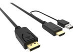 Кабели и Адаптери VCom Кабел HDMI M / Display Port M - 4K 2160p - CG599C-1.8m