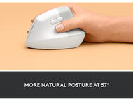 Мишки Logitech Lift Vertical Ergonomic Mouse, White/Pale grey
