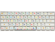 Клавиатури Ducky x SOU SOU One 2 Mini White RGB, Cherry MX Silent Red