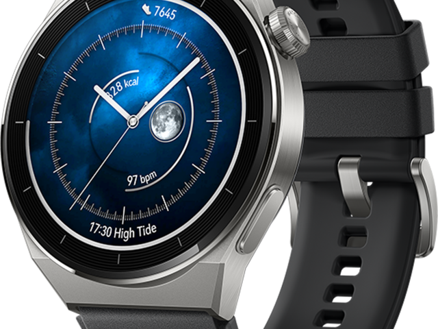 Смарт часовници Huawei Watch GT 3 Pro 46mm - Titanium & Black strap