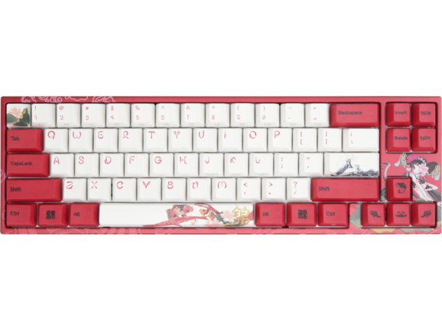 Клавиатури Ducky x Varmilo Miya Koi 65%, Cherry MX Silent Red