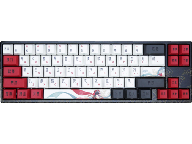 Клавиатури Ducky x Varmilo Miya Beijing Opera 65%, Cherry MX Silent Red