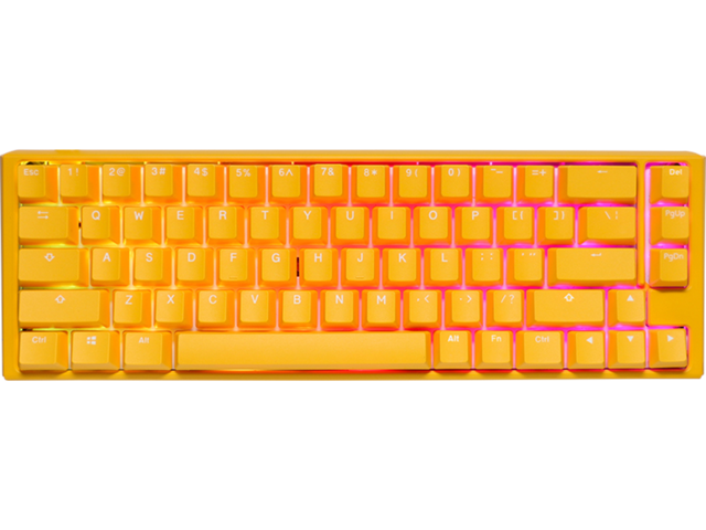 Клавиатури Ducky One 3 Yellow SF 65%, Cherry MX Silver