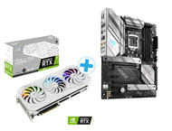 Видео карти ASUS ROG STRIX RTX 3080 O10G V2 OC White Edition + ASUS ROG STRIX B560-A GAMING WIFI