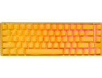 Клавиатури Ducky One 3 Yellow SF 65, Cherry MX Clear суичове
