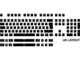 Джаджи Steelseries PrismCaps PBT Doubleshot 104-Keycap Black US-Layout