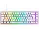 Клавиатури XTRFY K5 Transperant White, 65% Hotswap RGB UK Layout Kailh Red