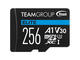 Карти памет Team Group A1 microSDXC 256GB, UHS-I Class 3, V30 + SD Адаптер