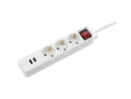 Разклонители Hama USB 3.4A, 3 гнезда, 1.4 метра