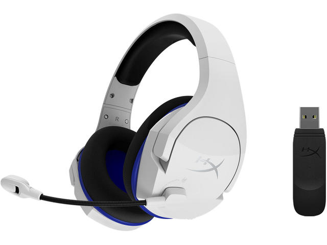 Слушалки HyperX Cloud Stinger Core Wireless (PS5), в бяло