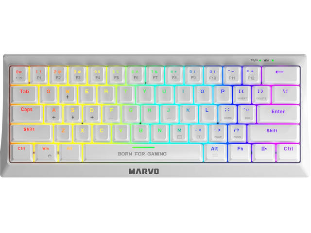 Клавиатури Marvo KG962WH, сини суичове