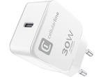 Зарядни устройства Cellular line Power Delivery USB + USB-C 20W, бяло