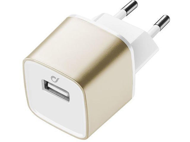 Зарядни устройства Cellular line Unique Design 220V, в златисто