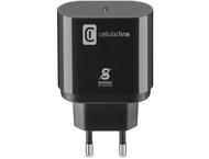 Зарядни устройства Cellular line USB-C SUPER FAST CHARGER PD 25W