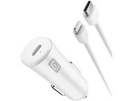 Зарядни устройства Cellular line 12-24V Car Power с кабел USB-C- Lightning 20W