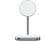 Зарядни устройства Satechi Aluminium 2-in-1 Magnetic Wireless Charging stand, white 
