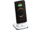 Зарядни устройства Satechi Aluminium 2-in-1 Magnetic Wireless Charging stand, white 