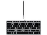 Клавиатури Satechi Slim W1 USB-C US - Space Grey