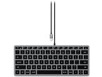 Клавиатури Satechi Slim W1 USB-C US - Space Grey