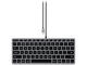 Клавиатури Satechi Slim W1 USB-C US - Space Grey