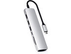 USB Хъб Satechi Aluminium Type-C Slim Multiport Silver