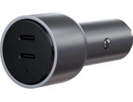 Зарядни устройства Satechi 40W Dual USB-C PD Car Charger - Silver