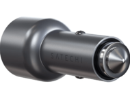 Зарядни устройства Satechi 40W Dual USB-C PD Car Charger - Silver
