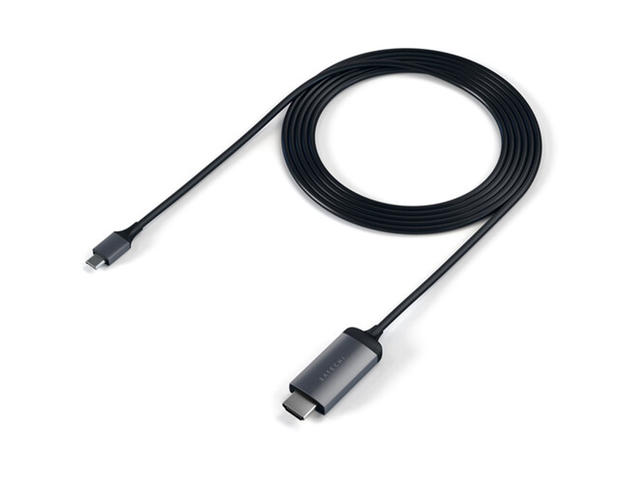 Кабели и Адаптери Satechi Aluminium Type-C to 4K HDMI Cable - Space Grey