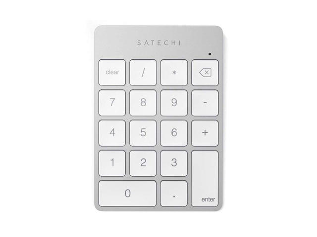 Клавиатури Satechi Aluminum Slim Wireless Keypad - Silver