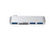 USB Хъб Satechi Aluminium Type-C USB COMBO Hub, Silver