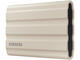 Външни HDD 2TB SSD NVME Samsung Portable T7 Shield Beig