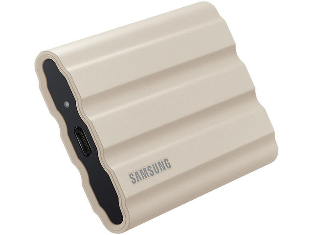 Външни HDD 1TB SSD NVME Samsung Portable T7 Shield Beig