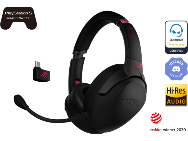 Слушалки ASUS ROG Strix Go 2.4 Electro Punk