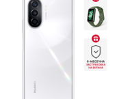 Смартфони Huawei nova Y70 128GB, Pearl White +  Huawei Band 7 Wilderness Green
