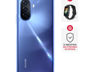 Смартфони Huawei nova Y70 128GB, Crystal Blue + Huawei Band 7 Graphite Black