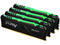 Оперативна памет 32GB (4x 8GB) 3600MHz DDR4 Kingston FURY BEAST RGB Black Kit