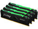 Оперативна памет 32GB (4x 8GB) 3600MHz DDR4 Kingston FURY BEAST RGB Black Kit