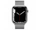 Смарт часовници Apple Watch S7 GPS Cellular, 45mm Silver Stainless Steel Case with Silver Milanese Loop