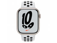Смарт часовници Apple Watch Nike S7 GPS Cellular, 45mm Starlight Aluminium Case with Pure Platinum/Black Nike Sport Band - Regular