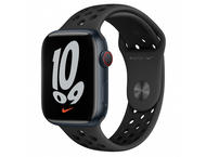 Смарт часовници Apple Watch Nike S7 GPS Cellular, 41mm Midnight Aluminium Case with Anthracite/Black Nike Sport Band - Regular