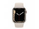 Смарт часовници Apple Watch S7 GPS Cellular, 45mm Starlight Aluminium Case with Starlight Sport Band - Regular
